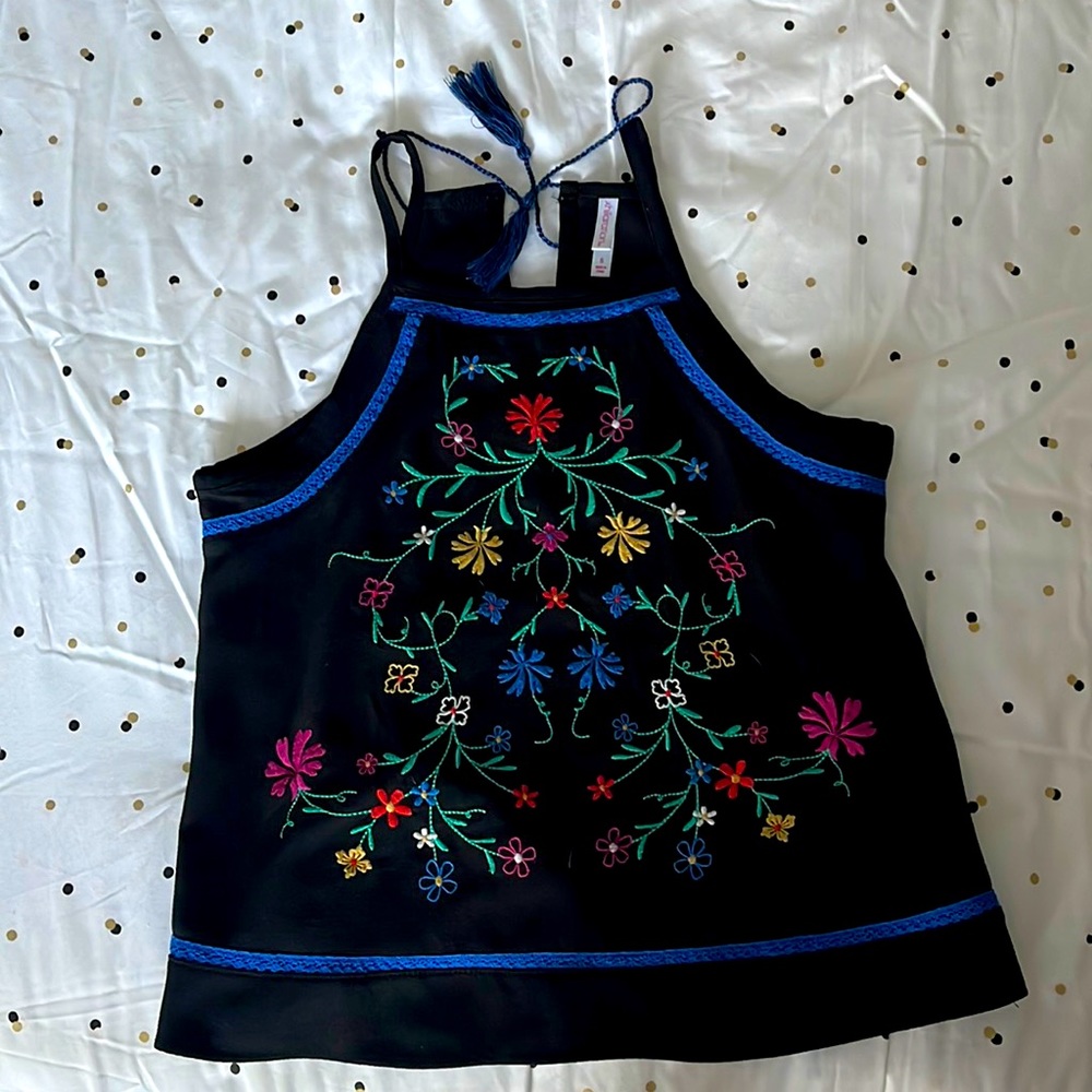 Embroidered Tank